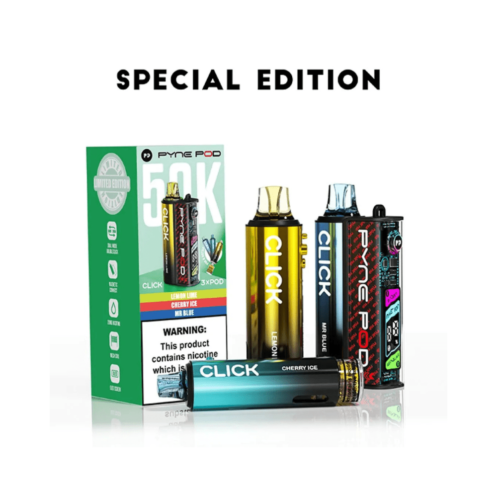 Pyne Pod Click 50K Disposable Pod - Eliquid Base - Special Edition