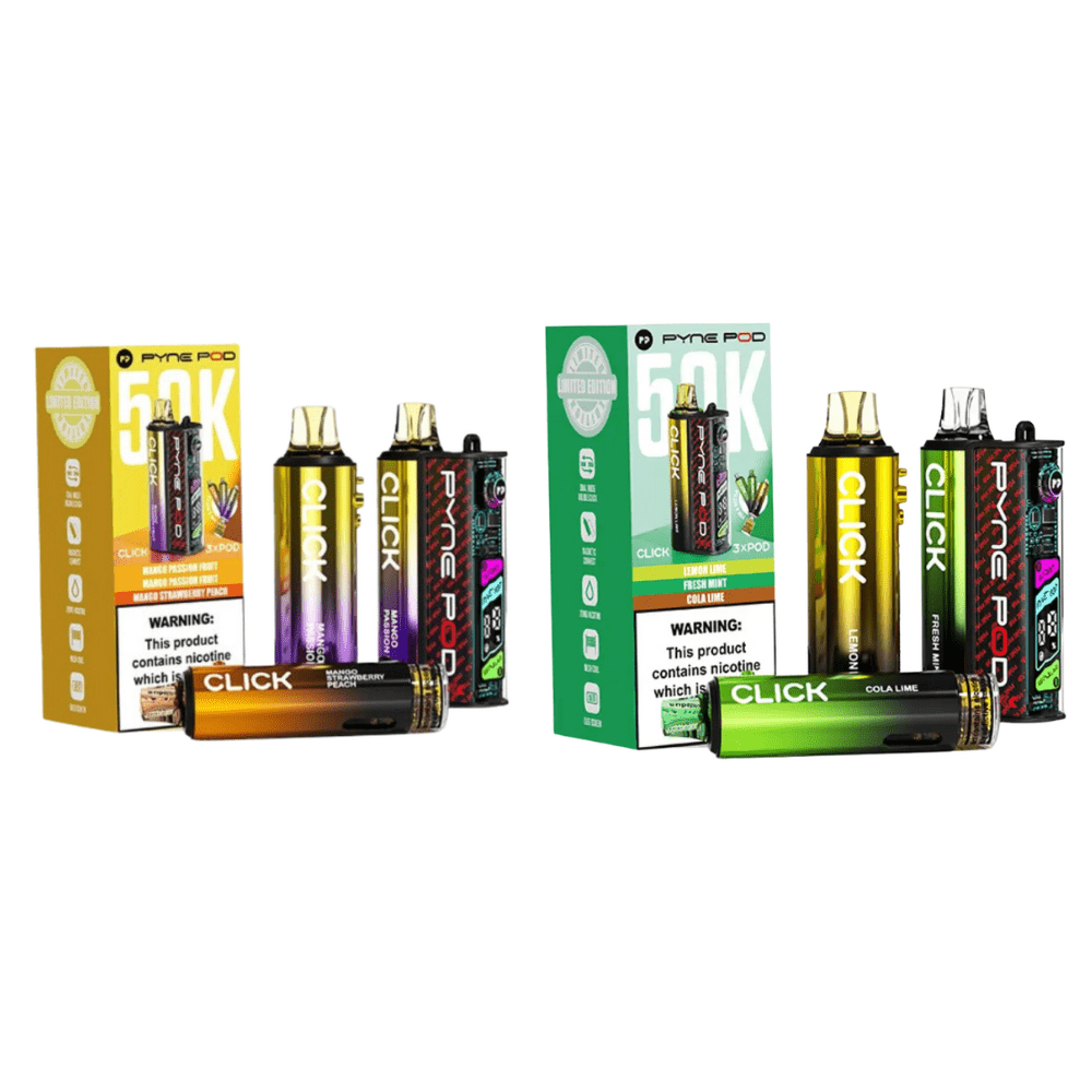 Pyne Pod Click 50K Disposable Pod - Eliquid Base - Blue Edition