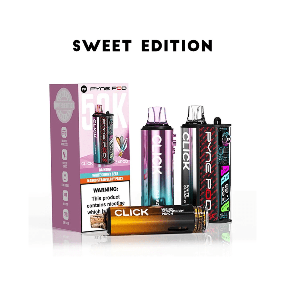Pyne Pod Click 50K Disposable Pod - Eliquid Base - Sweet Edition