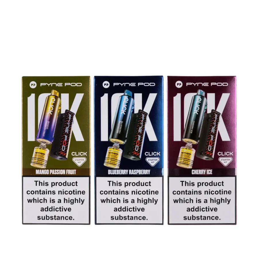 Pyne Pod Empty Pyne Pod Click 50K Prefilled Pods + Refill Container | £4.49 – Eliquid Base