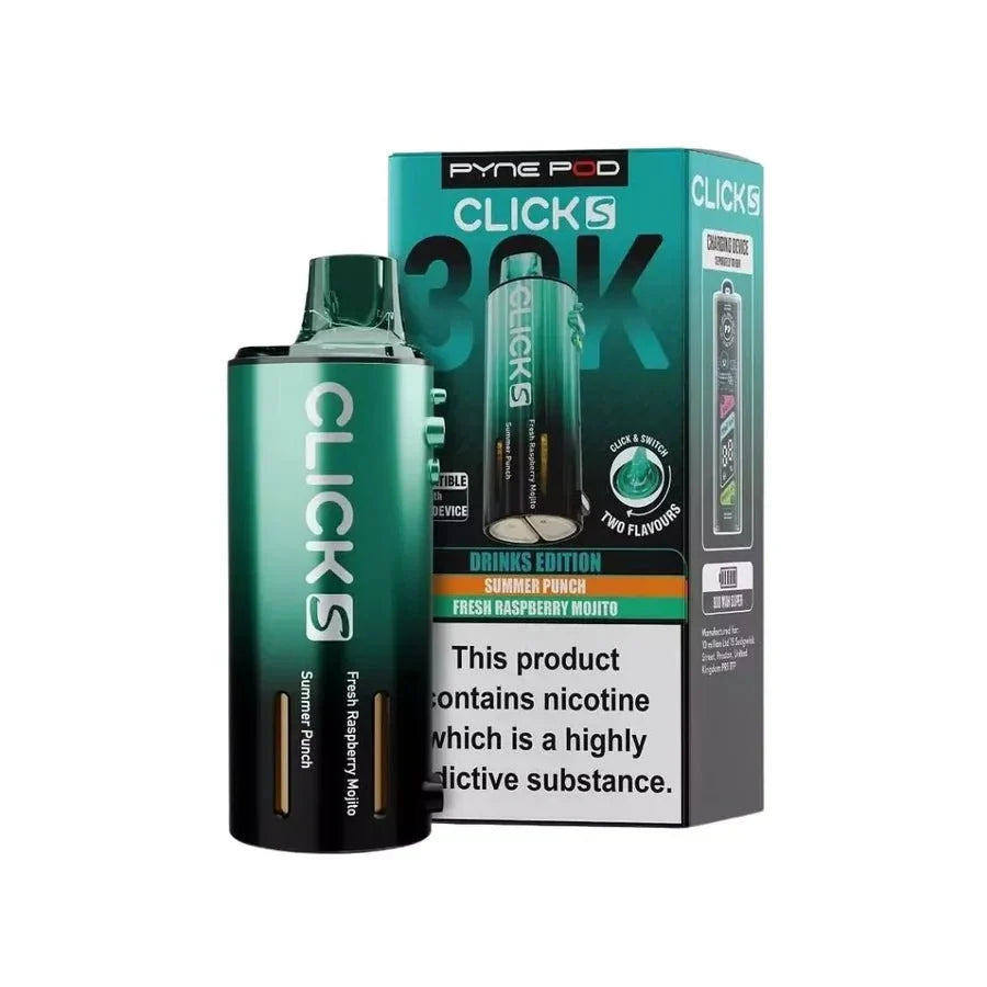 Pyne Pod Click S 30K Prefilled Pods - Vapewholesalesupplier