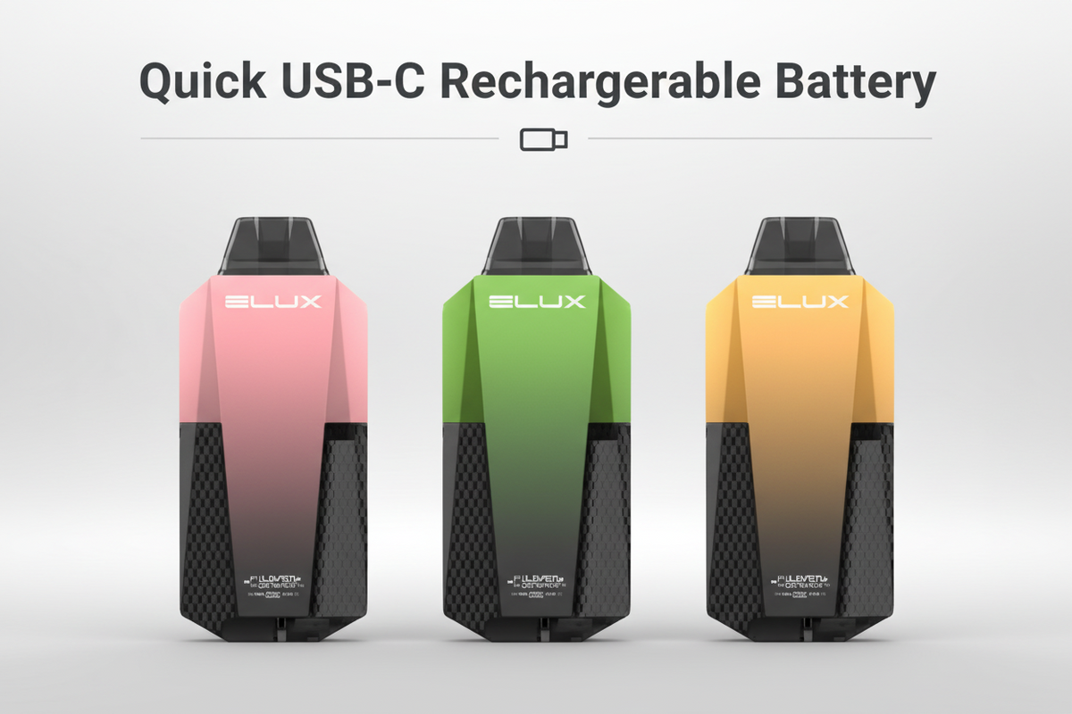 Quick USB-C Rechargeable Battery