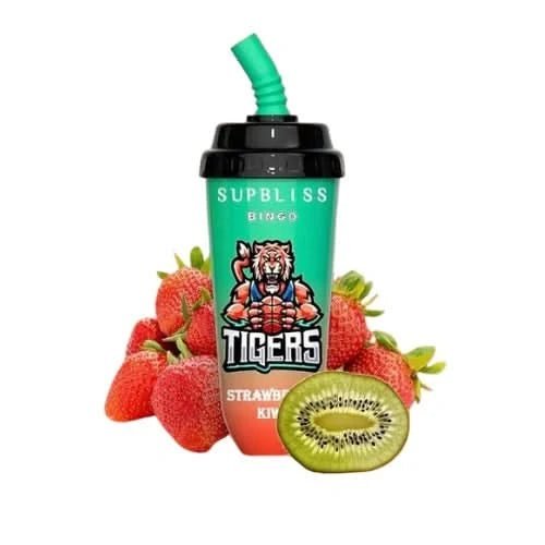 R and M Supbliss Bingo 8000 Disposable Vape - Eliquid Base - Strawberry kiwi