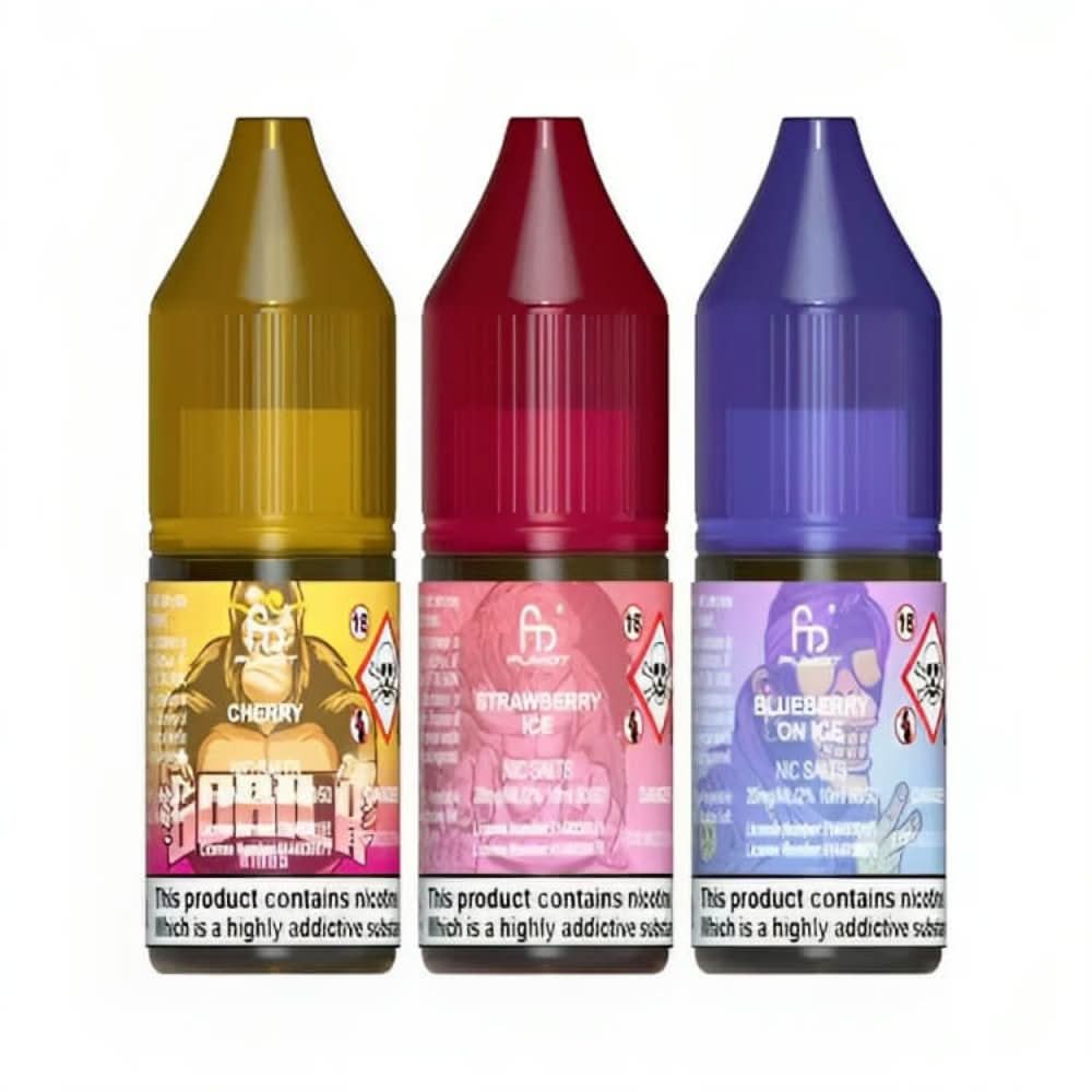 R & M 7000 Nic Salt 10ml E - Liquid - Pack of 10 - Eliquid Base - Blue Razz Cherry