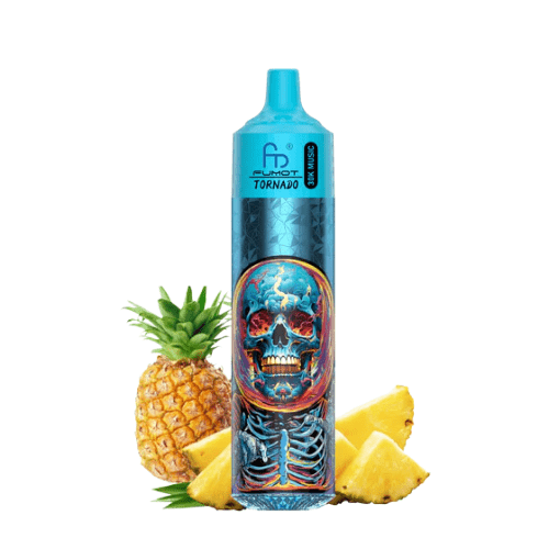 RandM 30000 Puffs Music Disposable Vape Device Pack Of 10 - Eliquid Base - Pineapple Ice