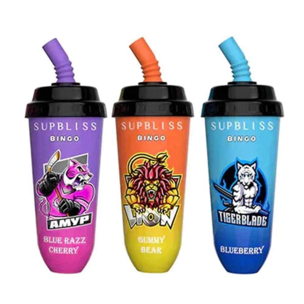 Randm Supbliss Bingo 8000 Disposable Vape Device - 20mg - Eliquid Base - Blueberry
