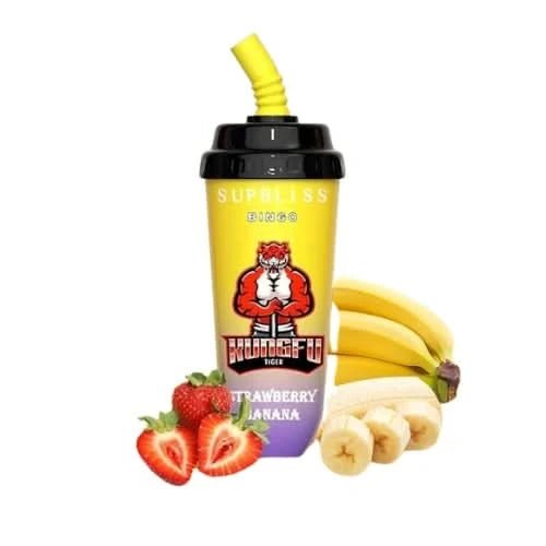 Randm Supbliss Bingo 8000 Disposable Vape Device - 20mg - Eliquid Base - Strawberry Banana