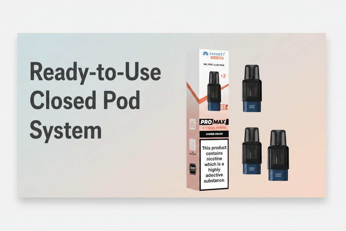  Ready-to-Use Closed Pod System