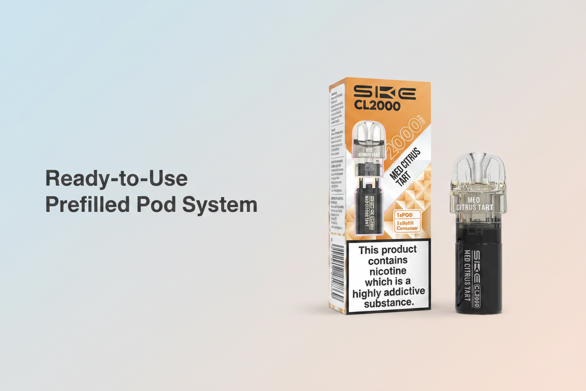 Ready-to-Use Prefilled Pod System