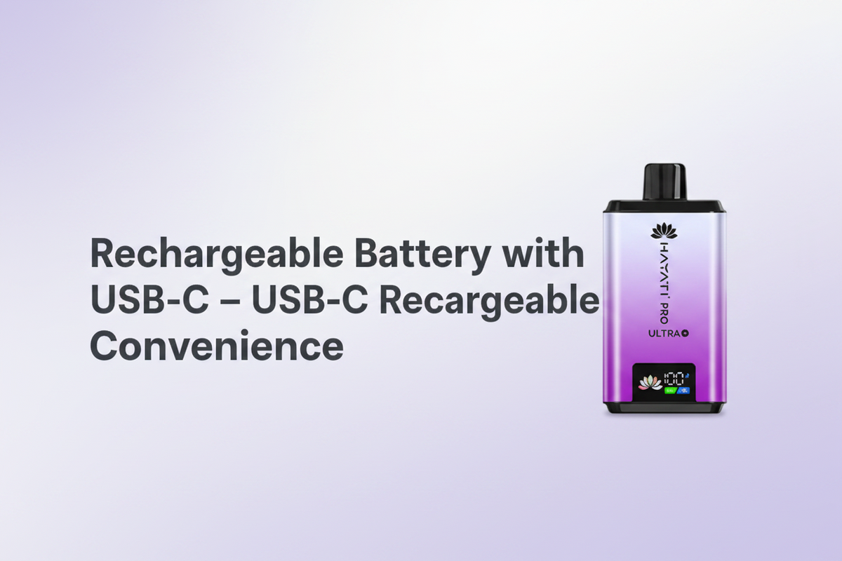 Rechargeable Battery with USB-C – USB-C Rechargeable Convenience