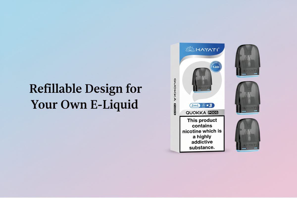 Refillable Design for Your Own E-Liquid