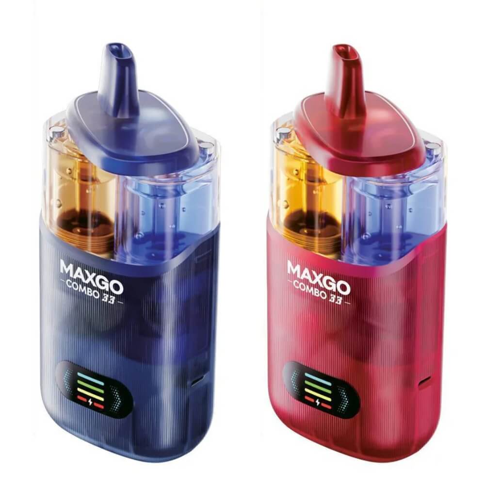 Relx Maxgo 33k Prefilled Vape Kit - Pack of 5 - Eliquid Base - Blueberry Raspberry / Lemon & Lime