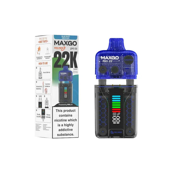 Relx Maxgo 22k Prefilled Pod Kit - £7.99 or 3 For £20