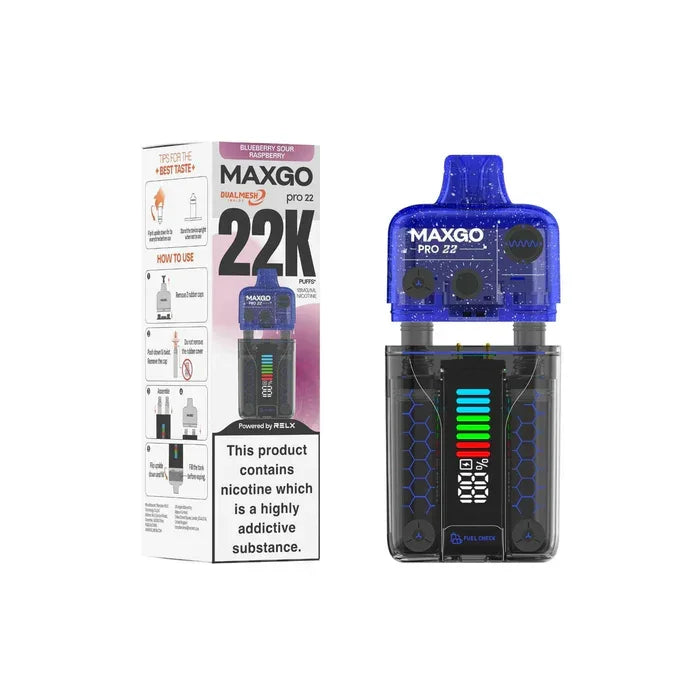 Relx Maxgo 22k Prefilled Pod Kit - £7.99 or 3 For £20