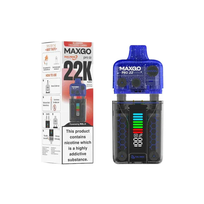 Relx Maxgo 22k Prefilled Pod Kit - £7.99 or 3 For £20