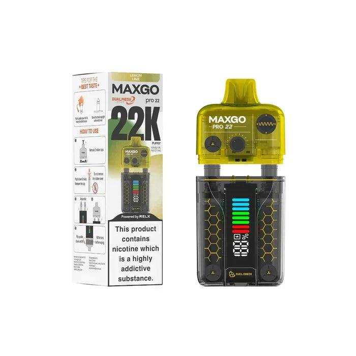 Relx Maxgo 22k Prefilled Pod Kit - £7.99 or 3 For £20