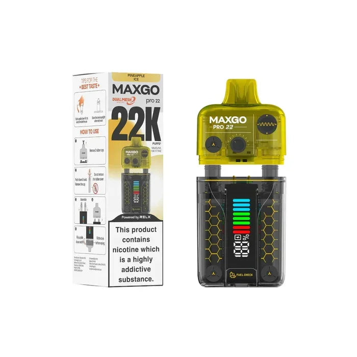 Relx Maxgo 22k Prefilled Pod Kit - £7.99 or 3 For £20