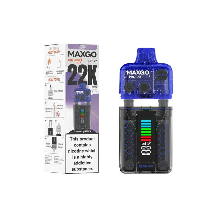 Relx Maxgo 22k Prefilled Pod Kit - £7.99 or 3 For £20