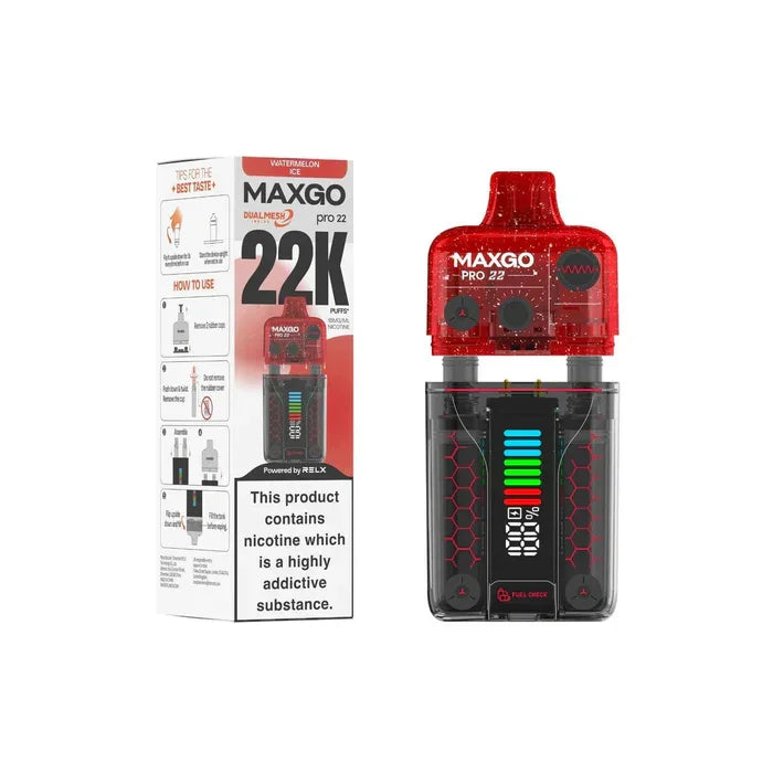 Relx Maxgo 22k Prefilled Pod Kit - £7.99 or 3 For £20