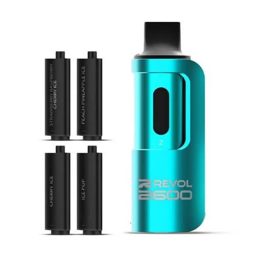 REVOL 2600 Puffs 4 In 1 Disposable Vape Device - 20 MG  - Ice Series