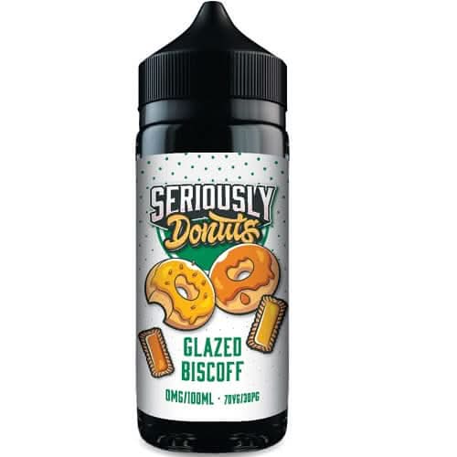 Seriously Donuts Shortfill 100ml E - Liquid - Eliquid Base - Glazed Biscoff
