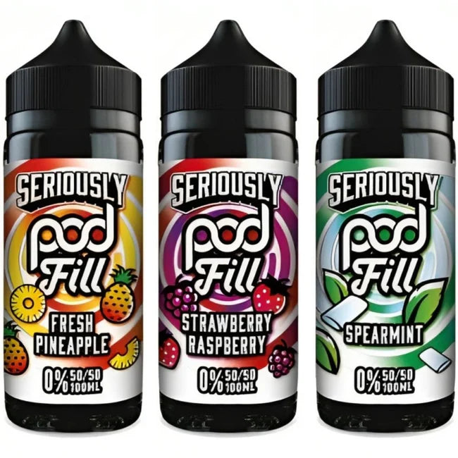 Seriously Pod Fill 3 50/50 Shortfill Eliquid