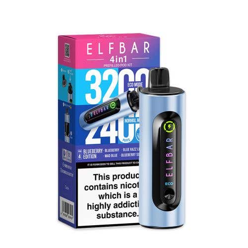 Elf Bar 4-in-1 3200 Prefilled Pod Kit - £7.99 or 3 for £23