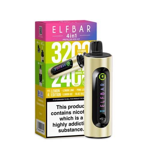 Elf Bar 4-in-1 3200 Prefilled Pod Kit - £7.99 or 3 for £23