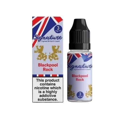 Signature 10ml E - Liquid - Pack of 10 - Eliquid Base - Blackpool Rock