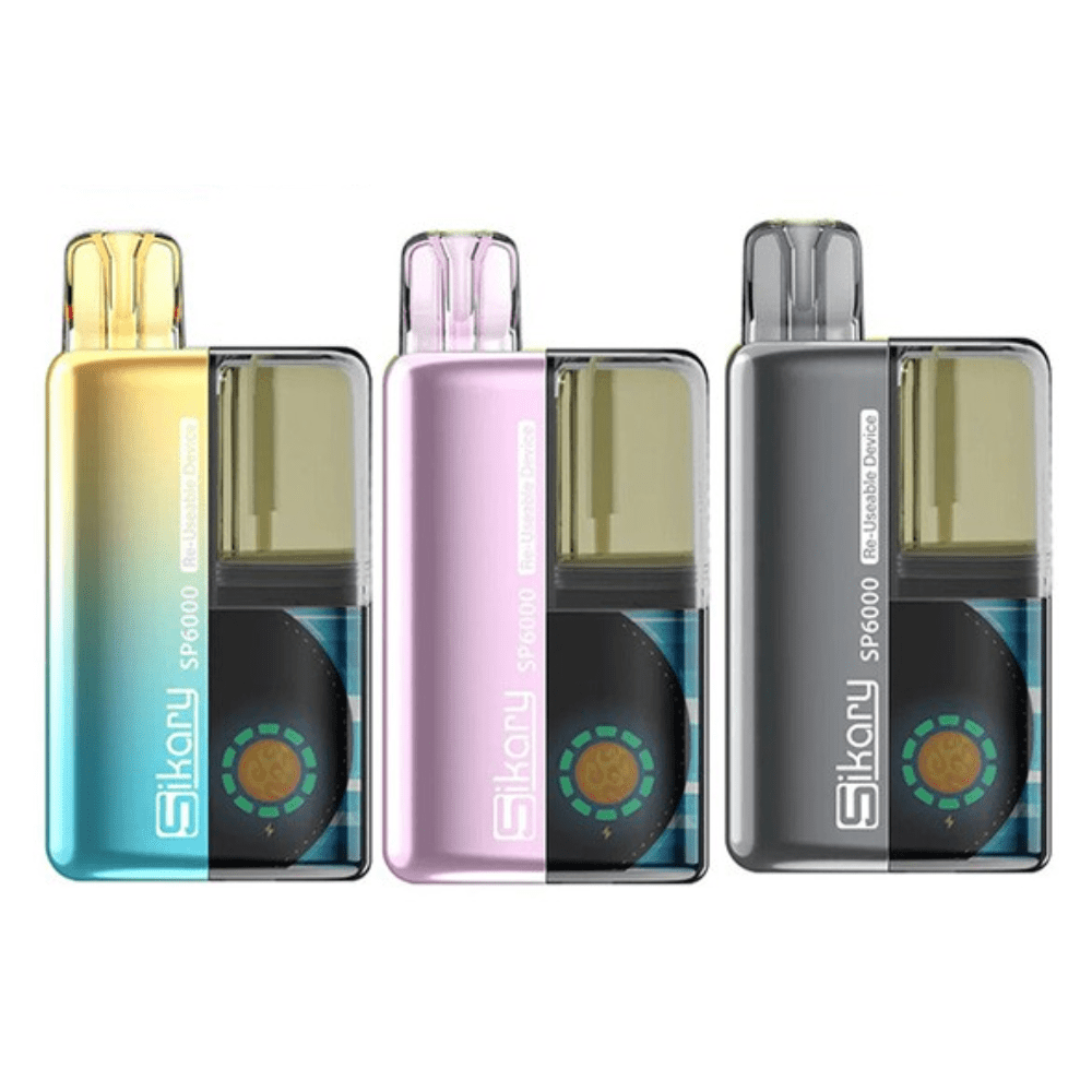 Sikary Tako SP6000 Vape Kit - Eliquid Base - Blueberry Raspberries