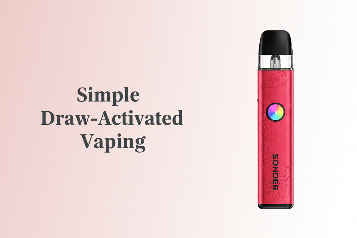 Simple Draw-Activated Vaping