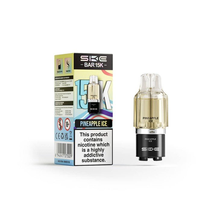 SKE Bar 15K Prefilled Pod Refills - £5.99 or 3 for £15 - Vapewholesalesupplier