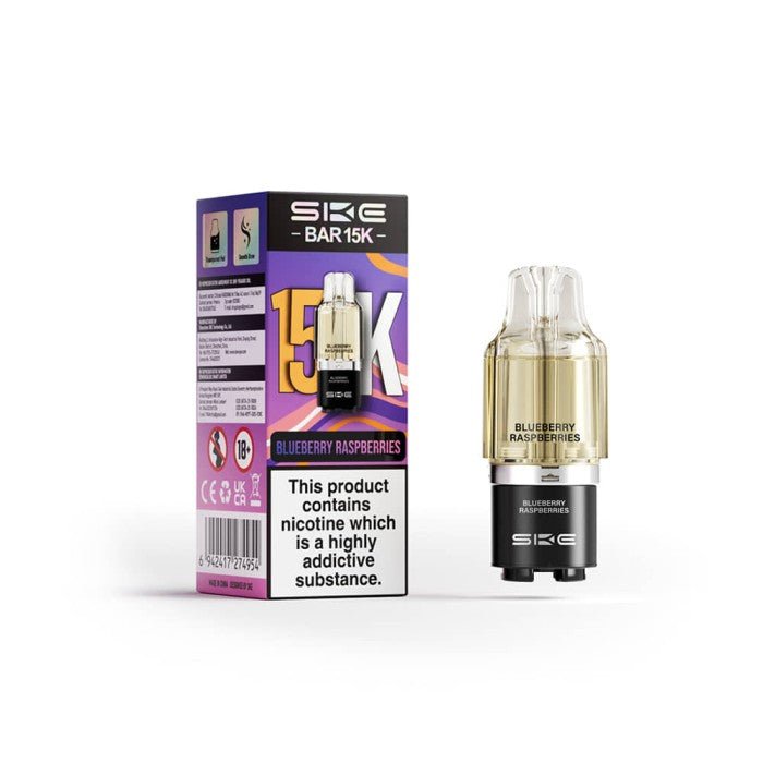 SKE Bar 15K Prefilled Pod Refills - £5.99 or 3 for £15 - Vapewholesalesupplier