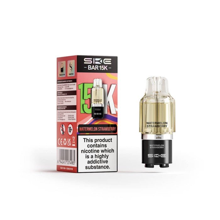 SKE Bar 15K Prefilled Pod Refills - £5.99 or 3 for £15 - Vapewholesalesupplier