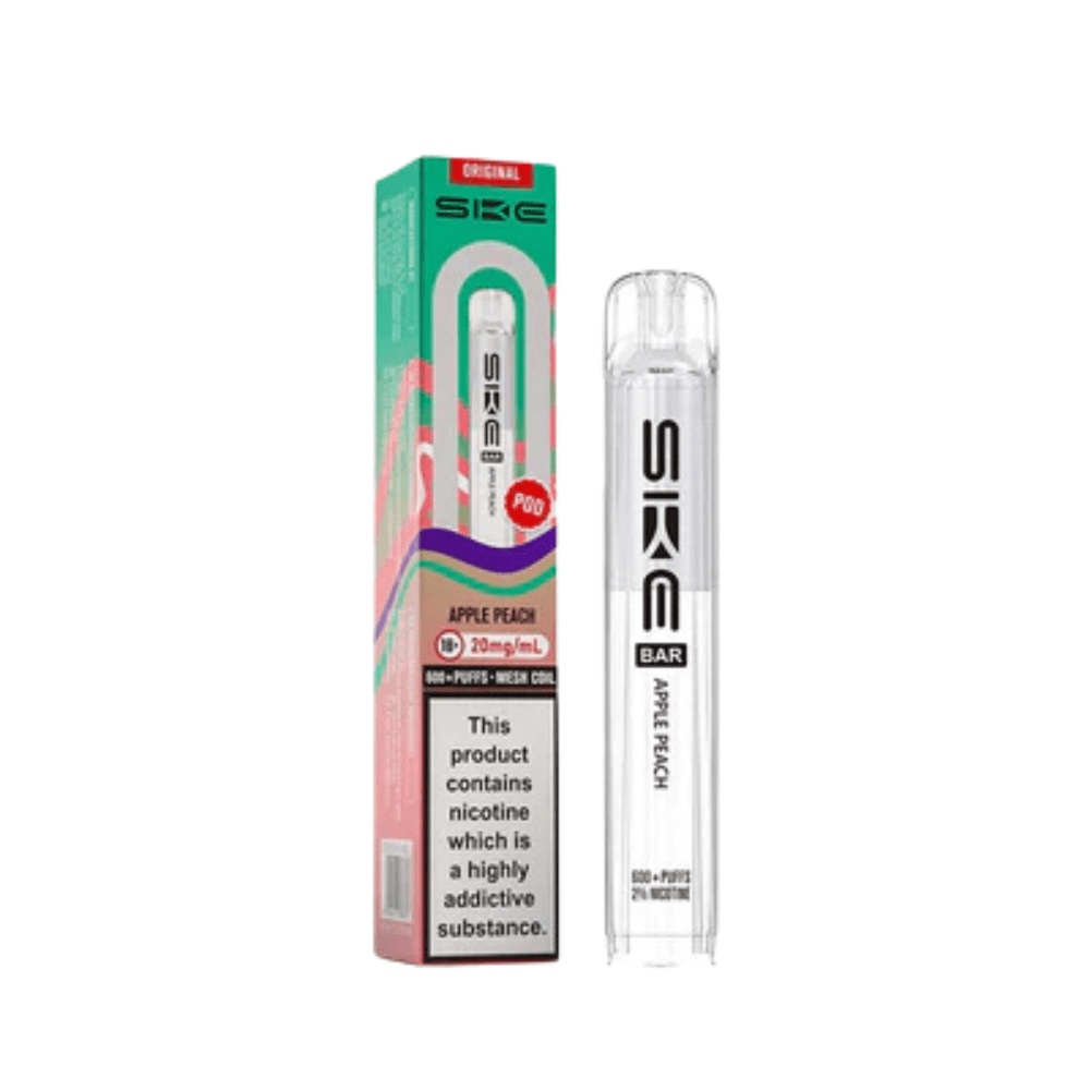 SKE Bar 600 Prefilled Pods - Eliquid Base - Apple Peach