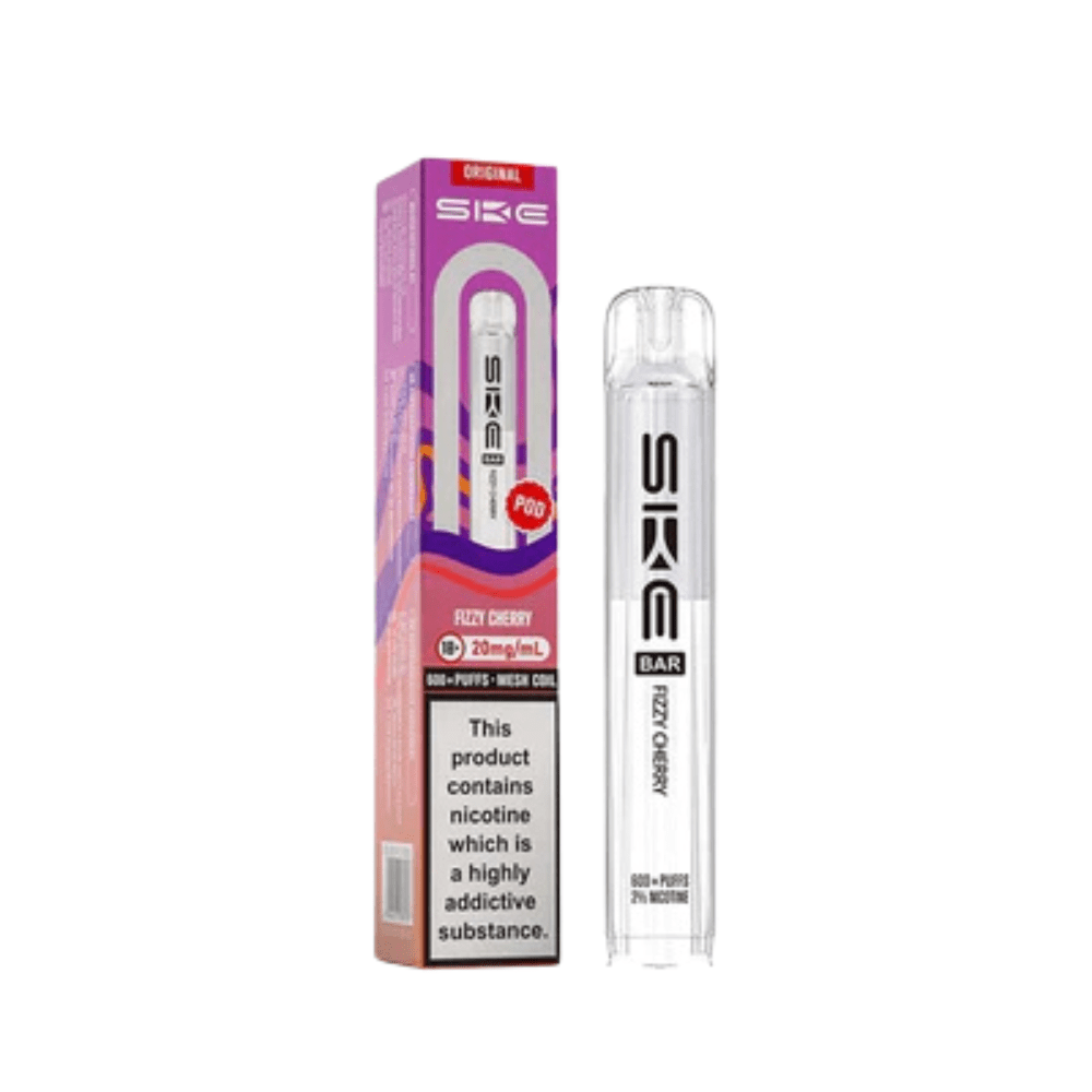 SKE Bar 600 Prefilled Pods - Eliquid Base - Fizzy Cherry