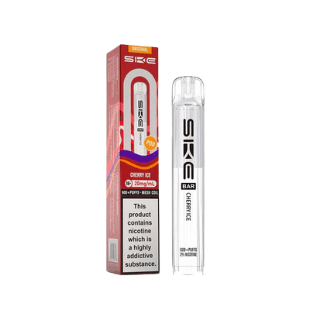 SKE Bar 600 Prefilled Pods - Eliquid Base - Cherry Ice