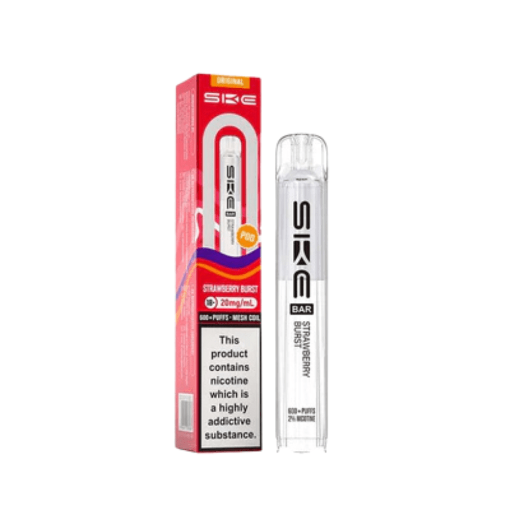 SKE Bar 600 Prefilled Pods - Eliquid Base - Strawberry Brust