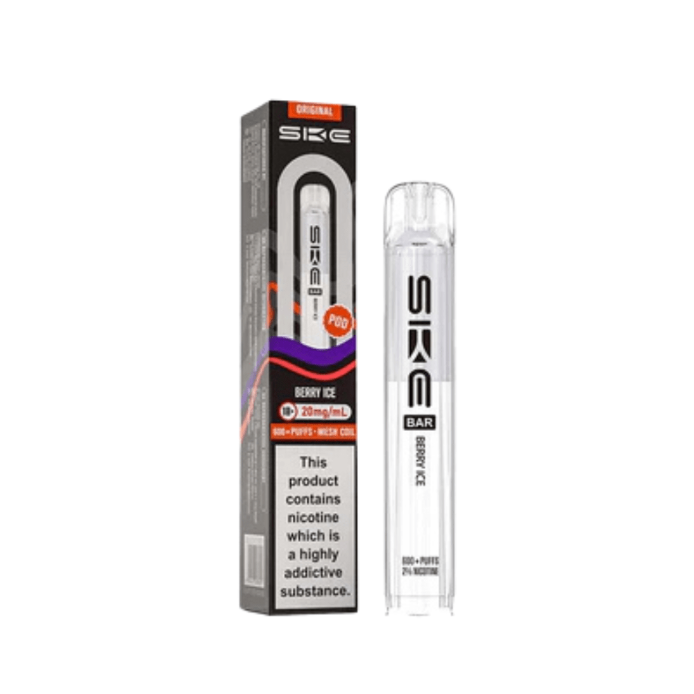 SKE Bar 600 Prefilled Pods - Eliquid Base - Berry Ice