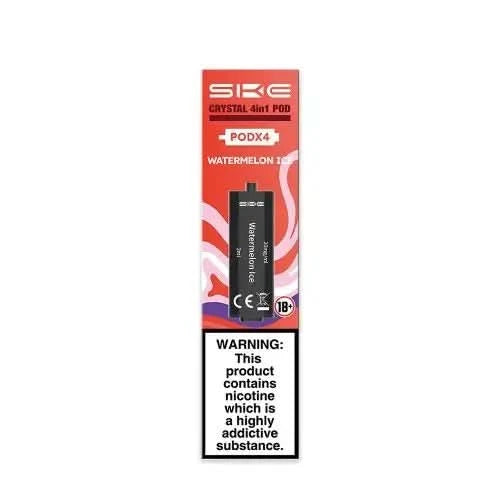 SKE Crystal 4 In 1 Pre-Filled Pods - 20MG -Watermelon Ice