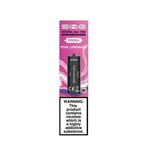 SKE Crystal 4 In 1 Pre-Filled Pods - 20MG -Pink Lemonade