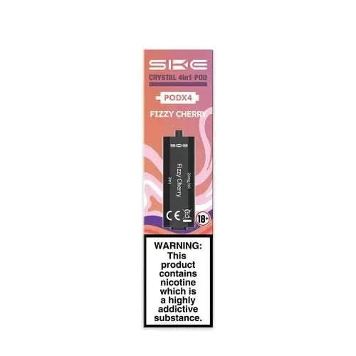 SKE Crystal 4 In 1 Pre-Filled Pods - 20MG  -Fizzy Cherry