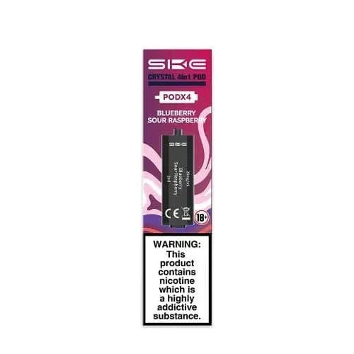 SKE Crystal 4 In 1 Pre-Filled Pods - 20MG  -Blueberry Sour Raspberry