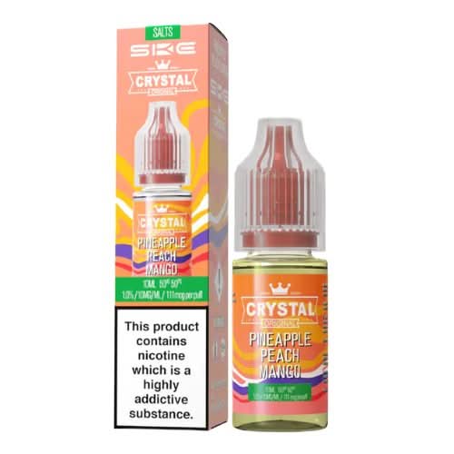 SKE Crystal NIC Salt 10ml- Box of 10 - Pineapple Peach Mango