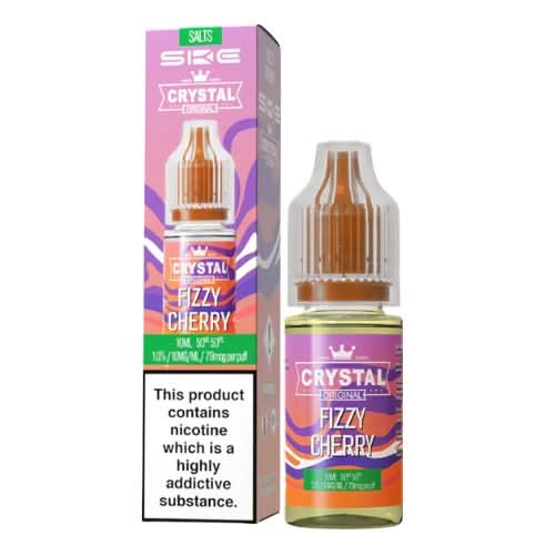SKE Crystal NIC Salt 10ml- Box of 10 - Fizzy Cherry