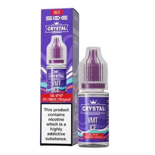 SKE Crystal NIC Salt 10ml- Box of 10  - Vmt Ice