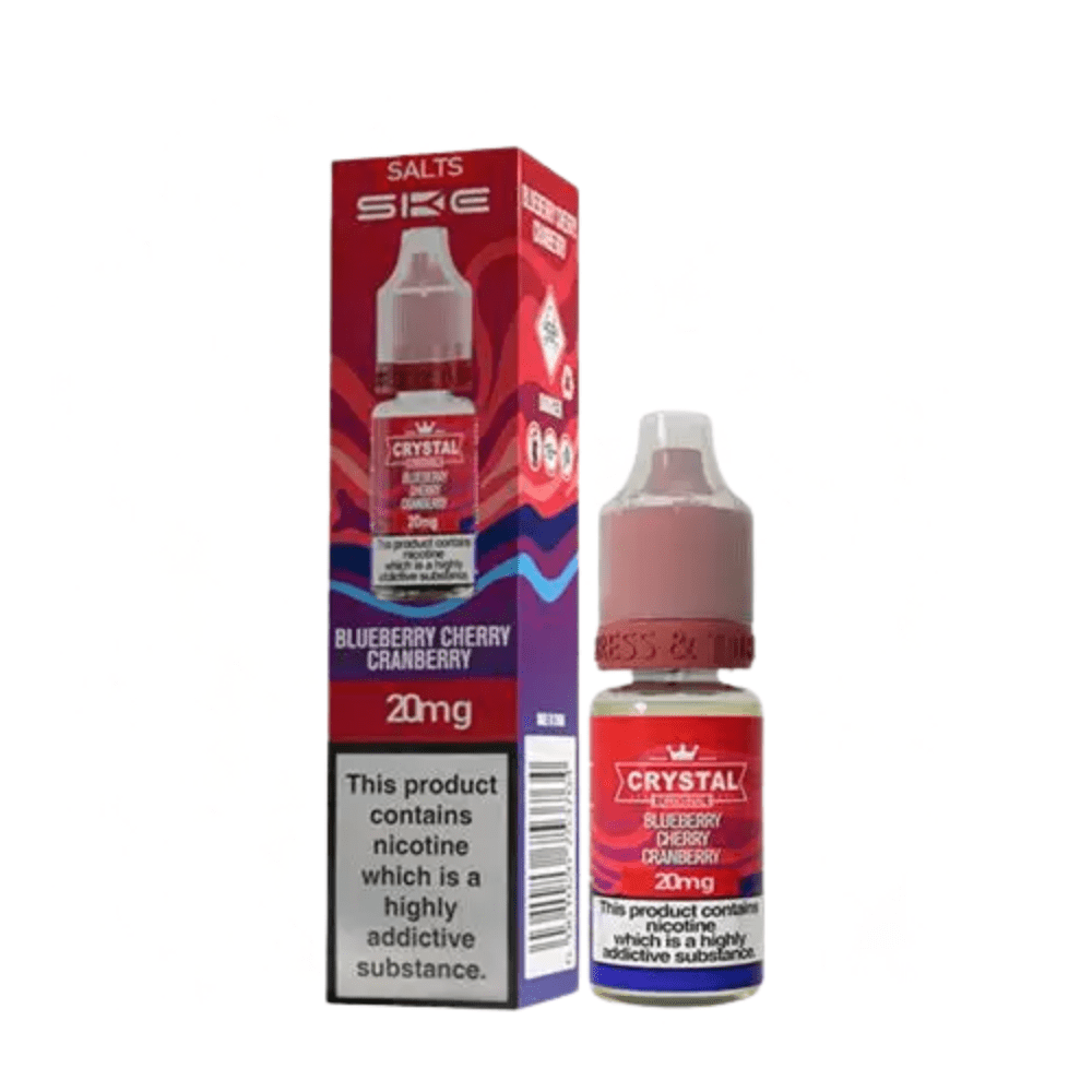 SKE Crystal Original V2 Nic Salts - Eliquid Base - Blue Razz Gummy