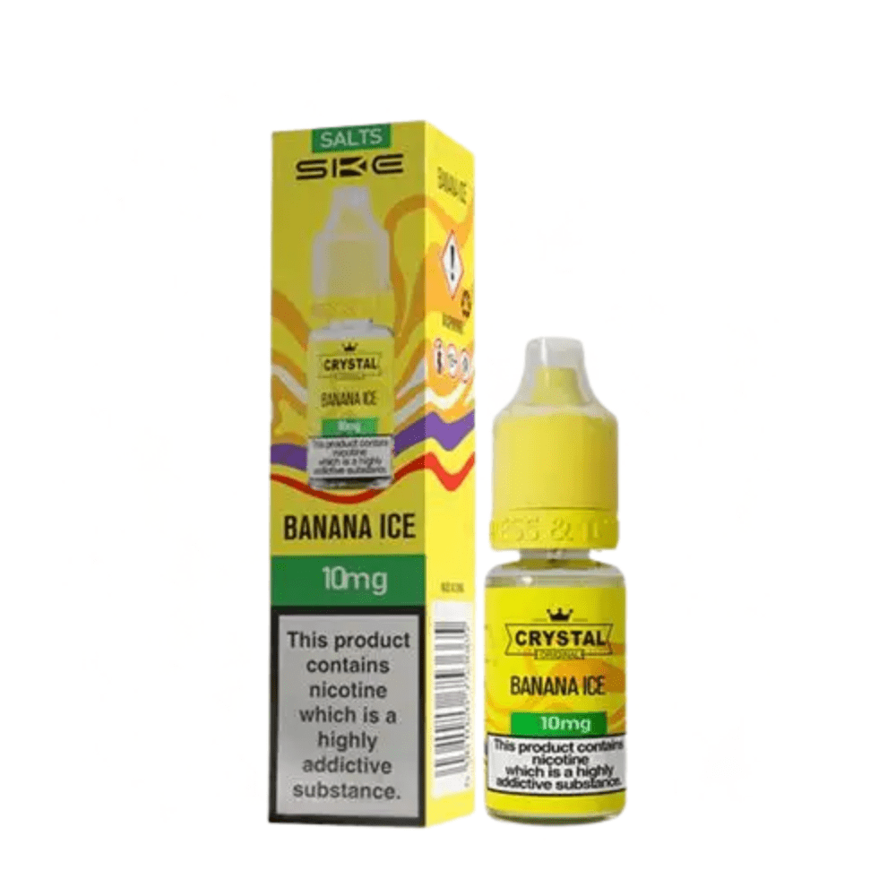 SKE Crystal Original V2 Nic Salts - Eliquid Base - Banana Ice