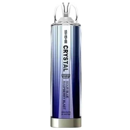 SKE Crystal Super Max 4500 Disposable Vape Device - 20mg - Eliquid Base - Sour Blue Raspberry Blast