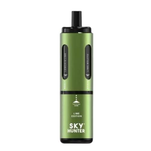 Sky Hunter 2600 Disposable Vape Device - 20MG - Eliquid Base - Lime Edition
